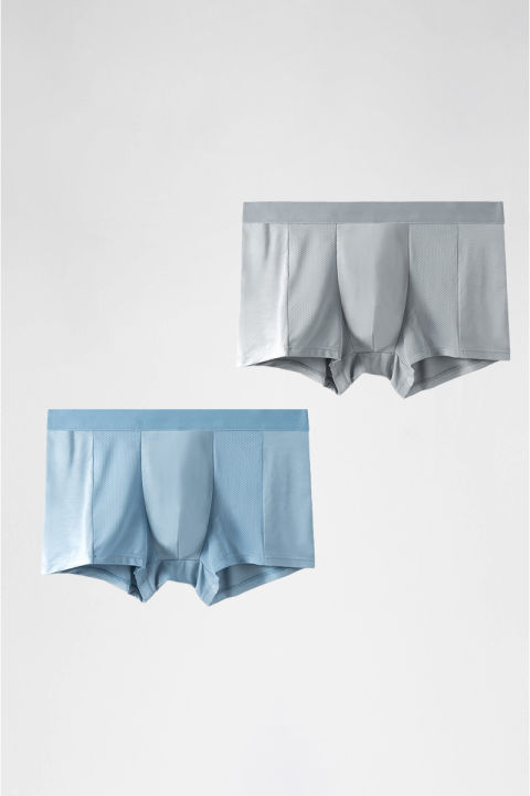 2PCS%20Men's%20briefs,%20summer%20thin,%20ice-silk,%20non-scarring,%20antibacterial%20boxers,%20comfortable,%20breathable%20bottoms%20-%20Image%203