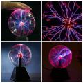 Nebula Plasma Ball Funny Science Globe Table Sphere Glowing Lamp Glitter Lighting USB Powered for Bedroom Party Decoration Prop. 