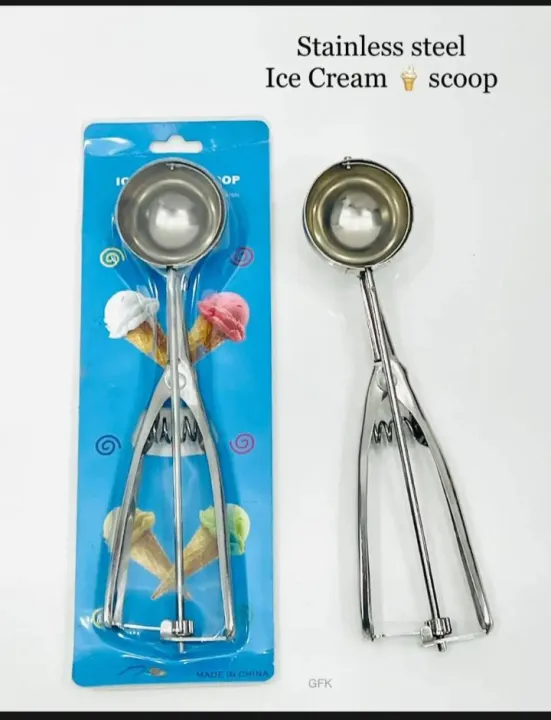 Ice%20cream%20scoop%20/%20stainless%20steel%20ice%20cream%20scoop%20trigger%20-%20Image%202