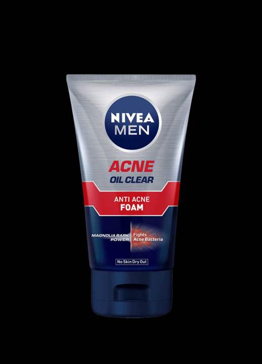 NIVEA%20Men%20Acne%20Oil%20Clear%E2%80%AF%E2%80%93%E2%80%AFAcne%20Defense%20Foam%20(100%E2%80%AFml)%20%20(Germany/UK/Thailand)%20-%20Image%202