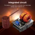 120W Mini ZVS Heating Machine DC 5-12.0V Input Voltage Induction Heater High Frequency Power Supply Module. 