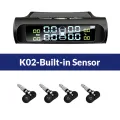 E-ACE Solar Power TPMS Car Tire Pressure Alarm Monitor System Auto Security Alarm Systems Tyre Pressure Temperature Warning. 