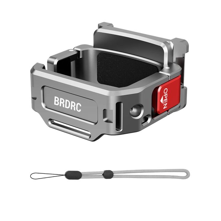 BRDRC%20Expansion%20Adapter%20For%20%20Osmo%20Pocket%203%20Mount%20Bracket%20Multifunctional%20Frame%20Holder%20Clip%20for%20Pocket%203%20Accessory%20with%20Strap%20-%20Image%208