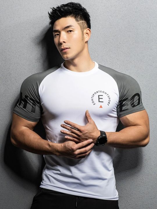 Summer%20Gyms%20T%20Shirt%20Men%20Bodybuilding%20Fitness%20Quick-Dry%20Short%20Sleeve%20T-Shirt%20Training%20Tees%20Fashion%20Muscle%20T%20Shirt%20Man%20Sportswear%20-%20Image%206