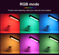 LUXCEO V8 Portable RGB Video Light Gamer Lamp 2000mAh Photo Video Shooting Selfie Lighting Fill-in lights for Vlog/YouTube. 