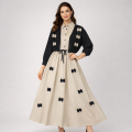 Dealistaan Classic Wine Bow Embellished Maxi Eid Collection 2026 – Luxury Elegant Long Maxi Dress for Women & Girls | Wedding Party Wear | Formal Evening Dress | Trendy Designer Maxi | All Sizes. 