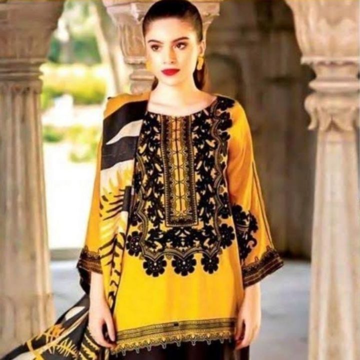 Un-stiched LAWN FABRIC suit for girls & women
