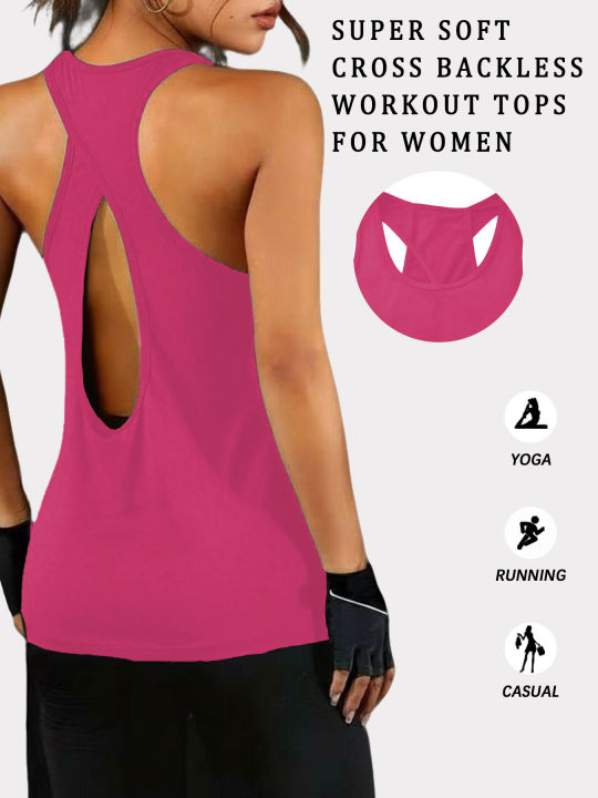 Super%20Soft%20Cross%20Backless%20Workout%20Tops%20for%20Women%20Racerback%20Tank%20Tops%20Open%20Back%20Running%20Muscle%20Tank%20Yoga%20Shirts%20-%20Image%202
