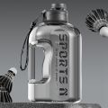 2.7/1.7L Insulated Water Bottles with Straw Gym Traveling Hiking Camping Hot Water Bottle for Men Women Leakproof Fitness Bottle. 