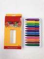 Plastic Crayons 12  pcs pack available in different packing. 