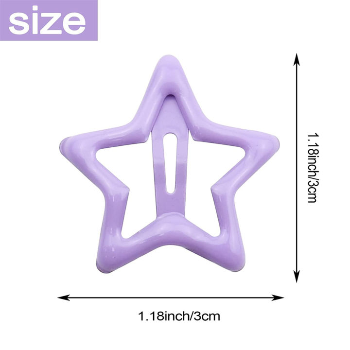 30Pcs%20Random%20Colorful%20Star%20BB%20Hairclips%20Girls%20%20Cute%20Star%20Barrettes%20Women%20Simple%20Metal%20Snap%20Clip%20Headdress%20Hair%20Jewelry%20Accessori%20-%20Image%205