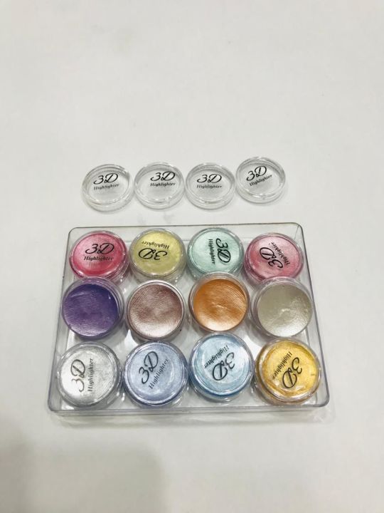 3D%20Highlighter%20/%20Creamy%20/%20Amazing%20Colors%20/%2012%20pcs%20/%2012%20Colors%20-%20Image%202