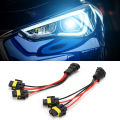 H11/H8 2‑Way Splitter Wiring Harness Male To Female Universal Fog Light Splitter Wiring Harness PVC for Modification. 