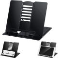 Adjustable Portable Metal Adjust Reading Book Holder Support Document Shelf Bookstand Tablet Music Score Recipe Stand.