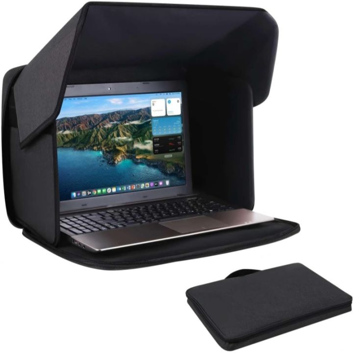 Laptop Sun Protection Portable 14/16 Inches Laptop Umbrella Computer ...