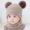 Kids Wool Cap With Neck Warmer High Quality

2023 New Baby Winter Hat Keep Warm Baby Cap Lovely Knitted Baby Hats. 