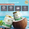 Naturo Earth Organic Cold Pressed Extra Virgin Coconut Oil With Algae 500Ml. 