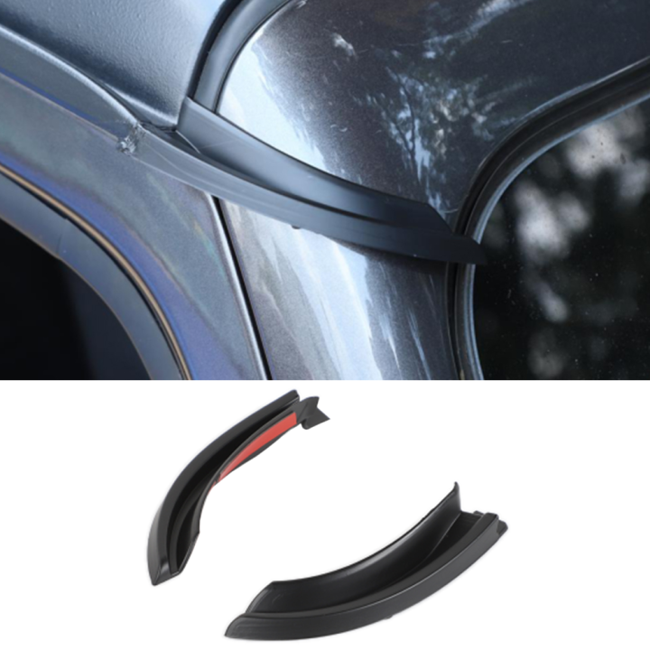Rain Gutter  Rainwater Diversion Parts Rain Groove Diverter for Jeep Wrangler JL JT 4XE 2018-2026 Exterior Accessories