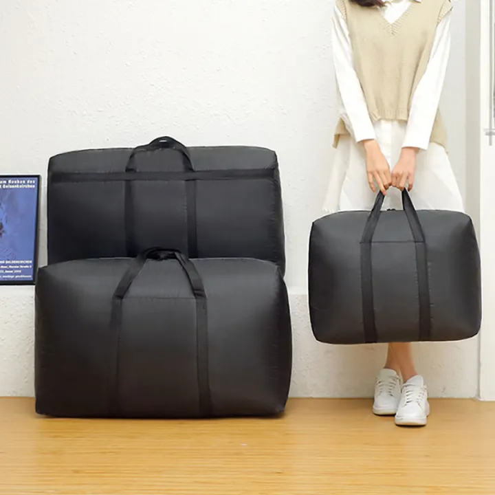 super%20large%20capacity%20travel%20duffel%20bag%20foldable%20luggage%20travel%20bag%20Waterproof%20Polyester%20Organizer%20Cloth%20Quilt%20Storage%20Bag%20-%20Image%203