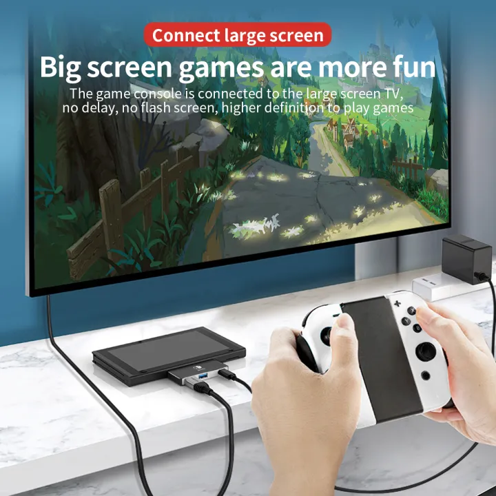 4K30Hz%20%203%20In%201%20Docking%20Station%20Side-Plug%20USB-C%20Game%20Hub%20With%20USB3.0%20HDMI%20PD%20100W%20For%20Laptop%20%EF%BC%8CSwitch%EF%BC%8CIPad%EF%BC%8CMobile%20Phone%20-%20Image%202