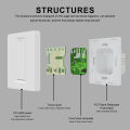 Tuya Smart Water Heater Switch/ Voice Control/Zigbee Compatible with Alexa/ Home Touch Screen Timing 40A. 