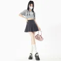 7 colors pleated skirt short tennis skirt with a lining Korean-style belly storage Korean skirt sports skirt fashion cute mini skirt # july22. 