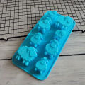 1pc 8 Holes Sheep Animal Shaped Soap Silicone Mold DIY. 