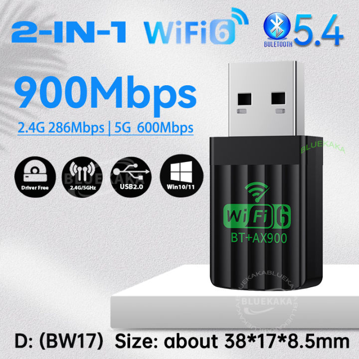 New%20Upgrades%20Mini%20USB%20Wireless%20Bluetooth%205.4%20Transmitter%20Receiver%20Adapter%20WiFi%206%20Dongle%20900Mbps%20Dual%20Band%20For%20PC%20Laptop%20Win10/11%20-%20Image%207