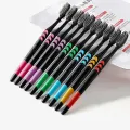 10 Pieces Packed Soft Bristle Bamboo Charcoal Black Hair Ultra-Fine Beauty Toothbrush Couple Suit Oral Cleaning Tools. 