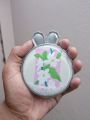 Portable Glass girl Makeup Mirror Mini Folding Pocket Mirror. 