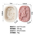 3D Flower Fairy Silicone Soap Mold Angel Girl Design With Rose Butterfly DIY Handmade Soap Candle Crafts Easy Release Cleaning.
