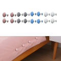 1-20PCS BedSheet Quilt Clip One Button Unlock Duvet Cover Fastener Clip Anti Slip Blanket Buckles Quilt Holder Fixator Grippers. 