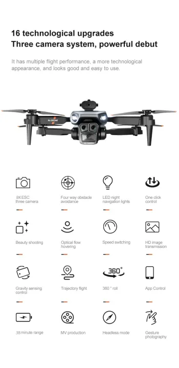 DJI%20Mavic%203%20Clone%20Drone%204K%20Professional%20Three%20Camera%20Optical%20Flow%20Localization%20Four-way%20Obstacle%20Avoidance%20RC%20Quadcopter%20helicopter%20-%20Image%203