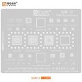AMAOE CPU BGA Reballing Stencil For Samsung Tin Planting A20s S8 Note 20 Phones A50 LCD A5 2016 Case Galaxy S6 S4 A60 90  Tools. 