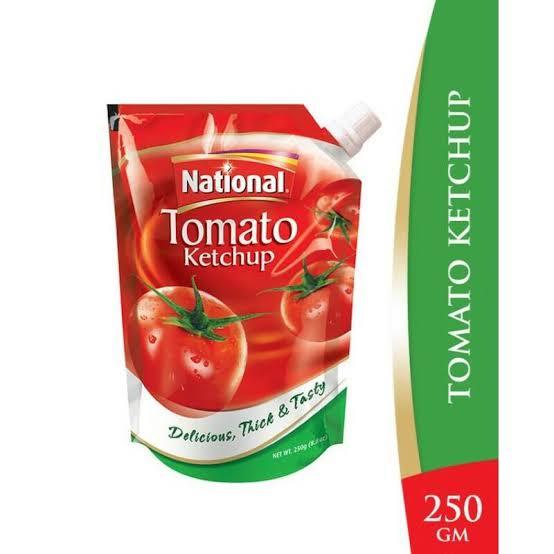 National tomato ketchup 250g