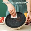 Portable 22cm Non Stick Multifunction Electric Frying Pan Skillet Oven Non-Sticky Grill Fry Baking Roast Pot Cooker Steak Barbecue Kitchen Tool For Gift Items. 