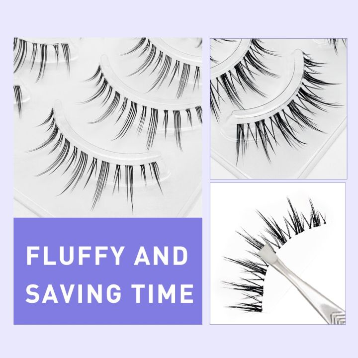 3D%20Lashes%20Premade%20Fan%20A/M%20Shape%20Spikes%20Cluster%20Eyelash%20Mix%20Extension%20Individual%20Makeup%20Super%20Natural%20Wispy%20DIY%20Premade%20Peduncle%20-%20Image%206