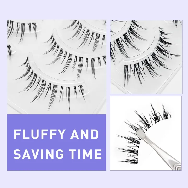 3D%20Lashes%20Premade%20Fan%20A/M%20Shape%20Spikes%20Cluster%20Eyelash%20Mix%20Extension%20Individual%20Makeup%20Super%20Natural%20Wispy%20DIY%20Premade%20Peduncle%20-%20Image%206