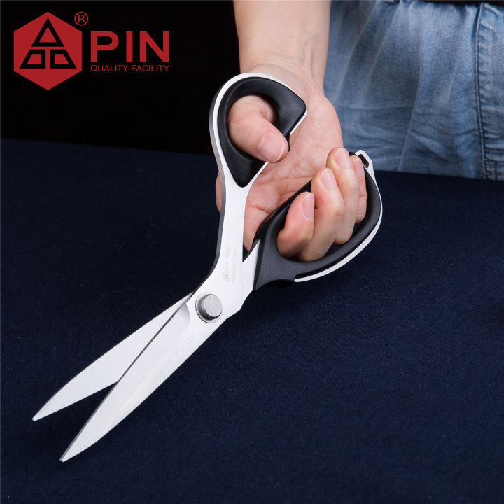 PIN%20Lightweight%20Heavy%20Duty%20Tailor%20Scissors%208"10"12",%20Premium%20%20Knife%20Edge%20Fabric%20Shears%20for%20Clothes,%20Leather%20&%20Office%20-%20Image%205