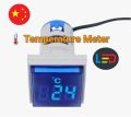 Temperature meter LED BLUE 30mm -20-199 Celsius Led Digital Indicator Ac 150 - 230v Temperature Meter Sensor For Cars Truck , HOME OFFICE , SHOP Made in CHINA .. 