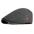 British Retro Beret Hat For Men Winter Thick Warm Woolen Newsboy Cap Fashion Outdoor Casual Cap.