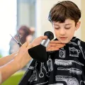 Barber wrap set Waterproof Hair Cutting Cape with Neck Duster Brush - Professional Barber Salon Hairdressing Apron Hair Stylists. 