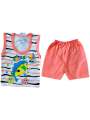 Newborn Sando & Short for Kids Sando Short Size 9-6 Months Fabric Summer Wear Malai Jersey Stuff. 