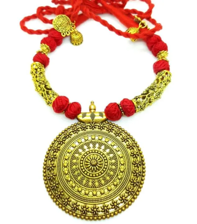 gorgeous%20party%20wear%20necklace%20pendant%20long%20chain%20set%20for%20girls%20and%20women.%20-%20Image%202