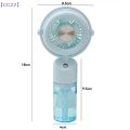 【CC22】2 In 1 Rechargeable Handheld Misting Fan Portable Water Mist Fan With 3 Adjustable Speed Cooling Fan{C}. 