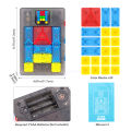 AI Huarong Road Magnetic Suction Block Sliding 500+ Levels Puzzle Toys Logical Thinking Training Brain-burning Board Game Toys. 