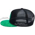 Bassdash Flat Brim Trucker Cap Adjustable Snapback Hat Mesh Back For Men Women Fishing Hunting.