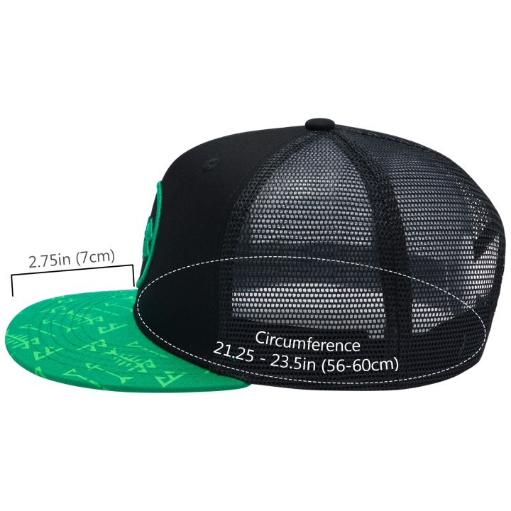 Bassdash%20Flat%20Brim%20Trucker%20Cap%20Adjustable%20Snapback%20Hat%20Mesh%20Back%20For%20Men%20Women%20Fishing%20Hunting%20-%20Image%203