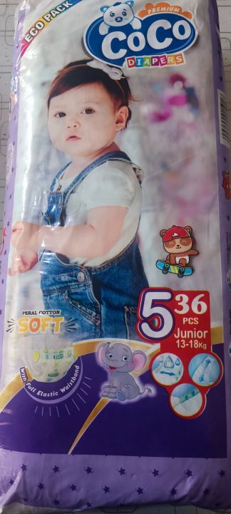 COCO Premium Diaper Size 05 (36 Pieces)