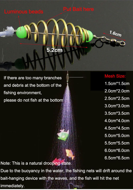 1Pcs%20Fish%20Bait%20Net%20Nylon%20Folding%20Fishing%20Spring%20Net%20with%20Luminous%20Beads%20Netting%20for%20Night%20Fishing%20Shoal%20Cast%20Nets%20Outdoor%20Traps%20-%20Image%202